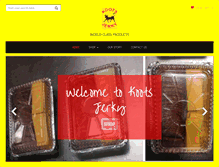 Tablet Screenshot of kootsjerky.com